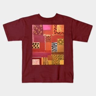 African safari quilt Kids T-Shirt